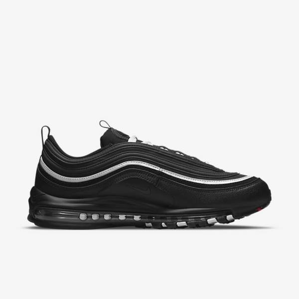 Nike Air Max 97 Sneakers Herren Schwarz Rot Weiß | NK681OZG