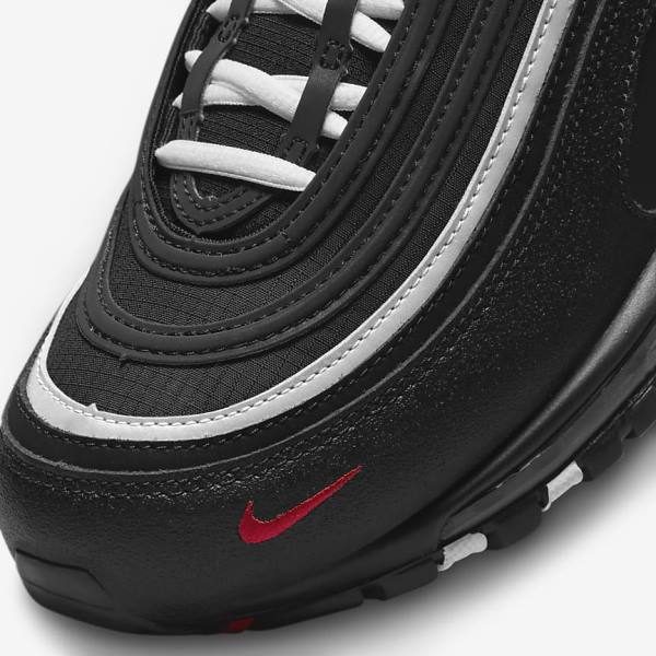 Nike Air Max 97 Sneakers Herren Schwarz Rot Weiß | NK681OZG