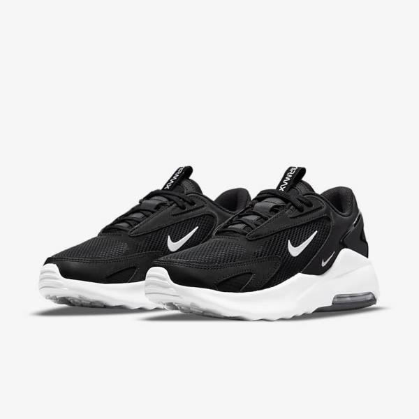 Nike Air Max Bolt Sneakers Damen Schwarz Weiß | NK037PDU