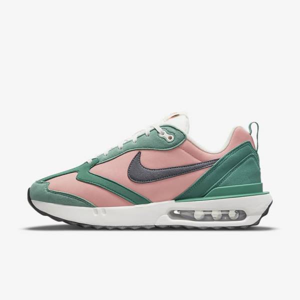 Nike Air Max Dawn Sneakers Damen Rot Rosa Weiß Grau | NK357XNU