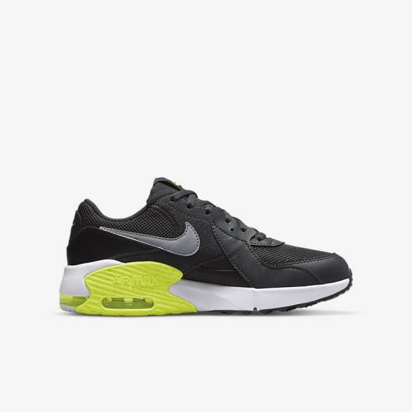 Nike Air Max Excee Older Sneakers Kinder Dunkelgrau Schwarz Grau | NK072PIG