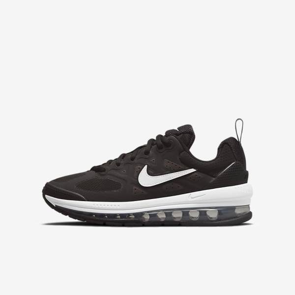 Nike Air Max Genome Older Sneakers Kinder Schwarz Dunkelgrau Weiß | NK942EZX