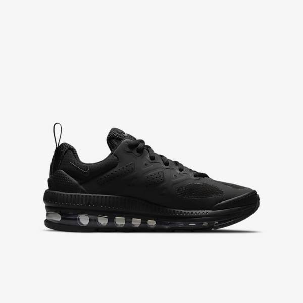 Nike Air Max Genome Older Wanderschuhe Kinder Schwarz Dunkelgrau | NK915RWH