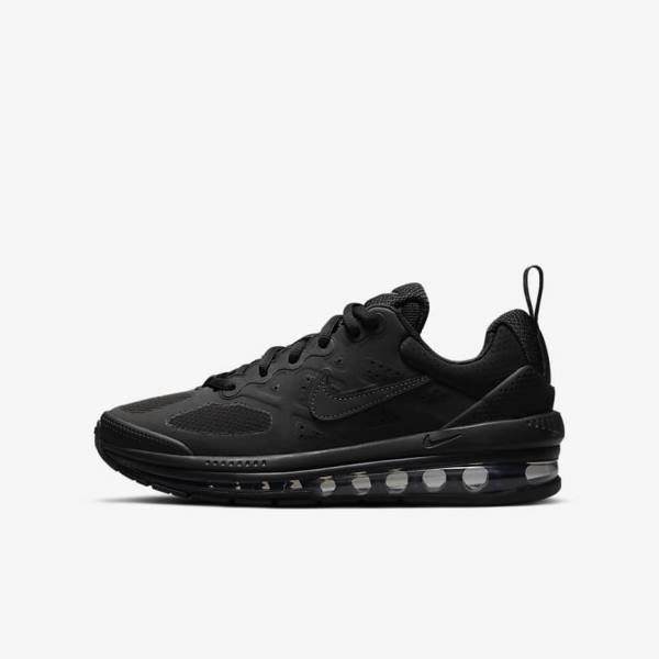 Nike Air Max Genome Older Wanderschuhe Kinder Schwarz Dunkelgrau | NK915RWH