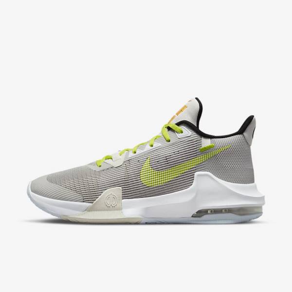 Nike Air Max Impact 3 Basketballschuhe Damen Grau Grün | NK593SHX