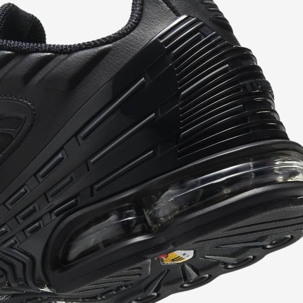 Nike Air Max Plus 3 Leder Sneakers Herren Schwarz Dunkelgrau | NK396XQL