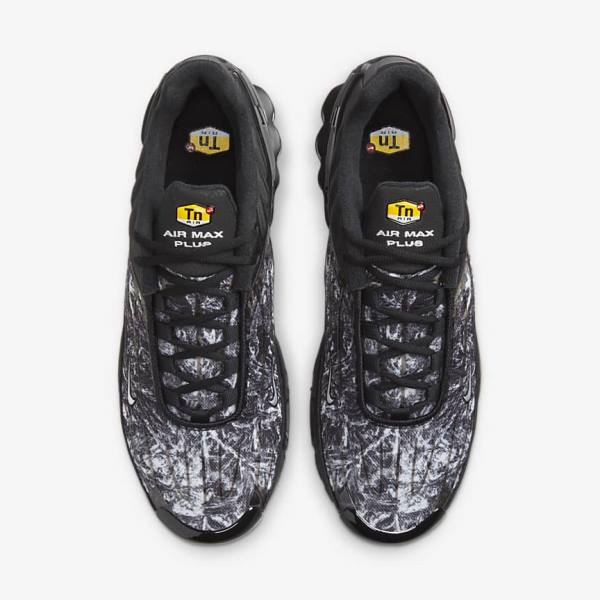 Nike Air Max Plus 3 Sneakers Herren Schwarz Dunkelgrau Weiß | NK825TFZ