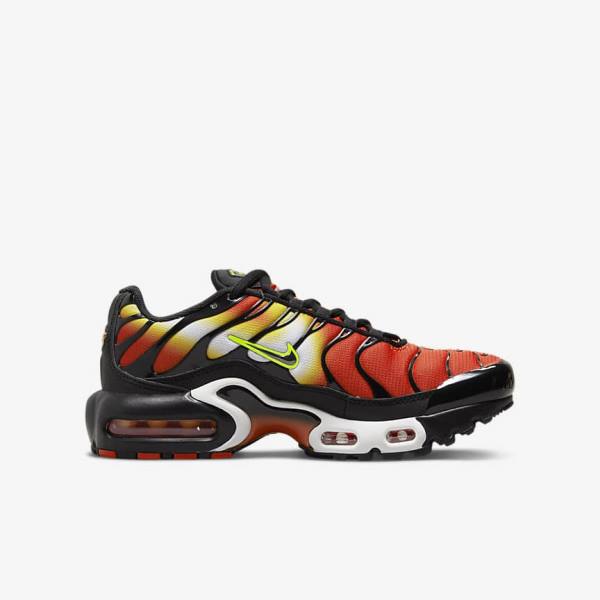 Nike Air Max Plus Older Sneakers Kinder Orange Gold Schwarz | NK713EVD