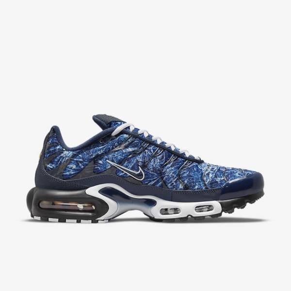 Nike Air Max Plus Sneakers Herren Navy Weiß Schwarz Navy | NK179OGX