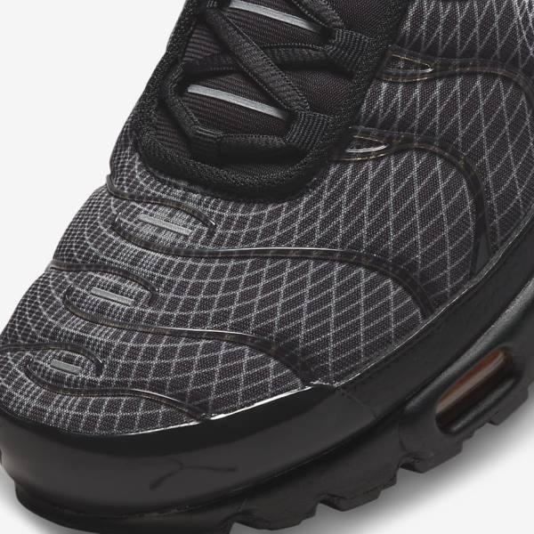 Nike Air Max Plus Sneakers Herren Schwarz Orange Grau Weiß | NK826VWR