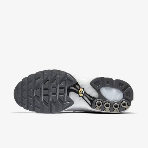 Nike Air Max Plus Sneakers Herren Weiß Schwarz Grau Weiß | NK082YOH