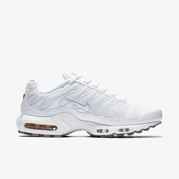 Nike Air Max Plus Sneakers Herren Weiß Schwarz Grau Weiß | NK082YOH