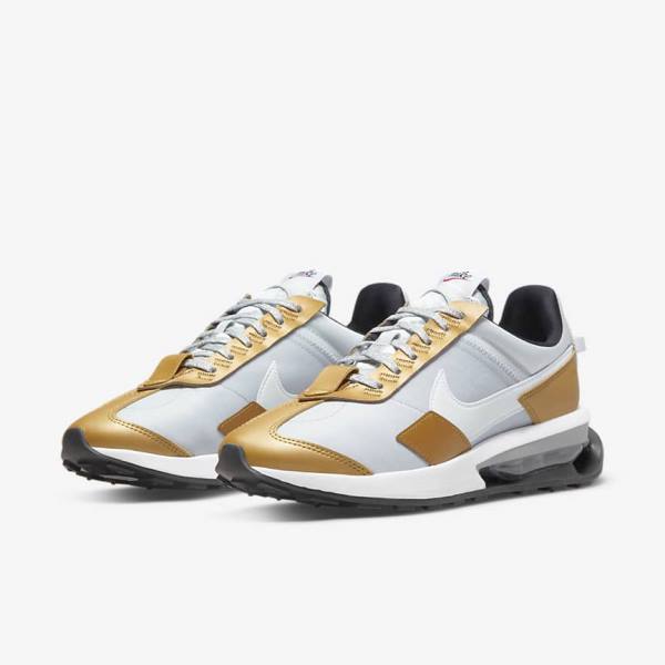 Nike Air Max Pre-Day SE Sneakers Damen Platin Metal Gold Metal Silber Weiß | NK053NSC