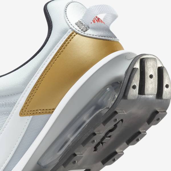 Nike Air Max Pre-Day SE Sneakers Damen Platin Metal Gold Metal Silber Weiß | NK053NSC