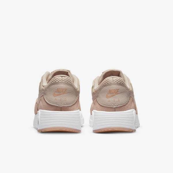 Nike Air Max SC Sneakers Damen Khaki Grau Rosa Weiß Rosa | NK270OKH