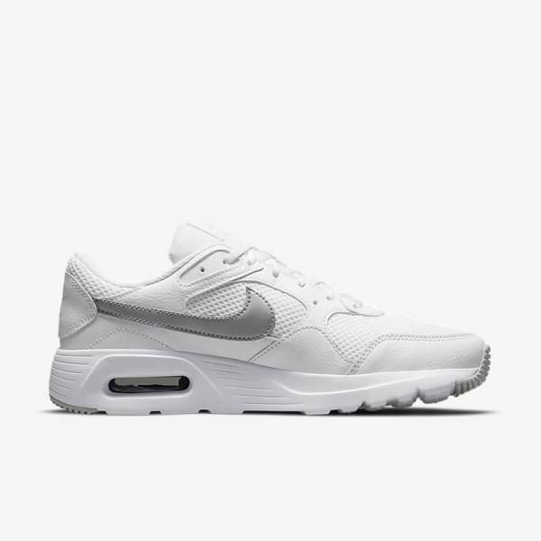 Nike Air Max SC Sneakers Damen Weiß Platin Metal Platin | NK245LKP