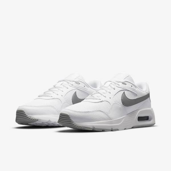 Nike Air Max SC Sneakers Damen Weiß Platin Metal Platin | NK245LKP