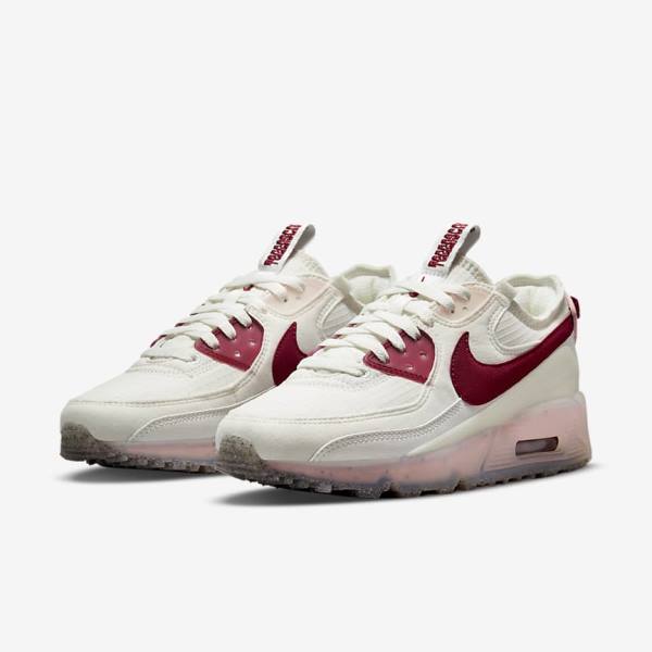 Nike Air Max Terrascape 90 Sneakers Damen Weiß Rosa Bordeaux | NK015JMG