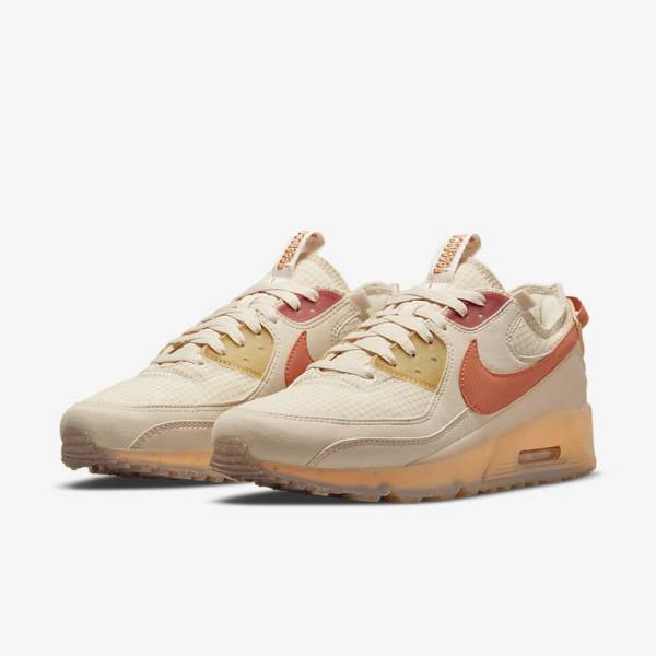 Nike Air Max Terrascape 90 Sneakers Herren Weiß Orange Rosa Gelb | NK132WLG