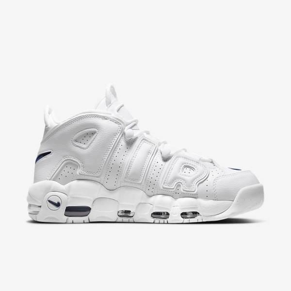 Nike Air More Uptempo 96 Sneakers Herren Weiß Navy | NK152DMQ