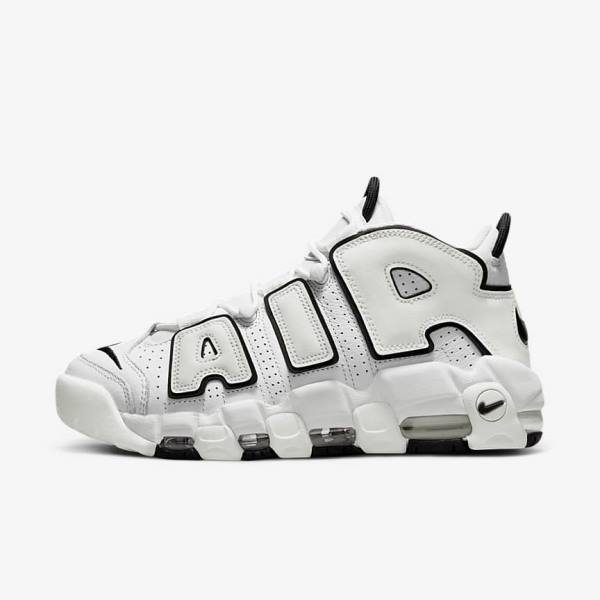 Nike Air More Uptempo Sneakers Damen Weiß Schwarz | NK539WXB