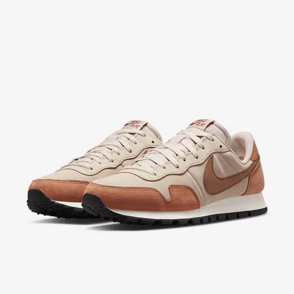 Nike Air Pegasus 83 PRM Sneakers Herren Khaki Grau Khaki Rosa Hellbraun Rot | NK185SNQ