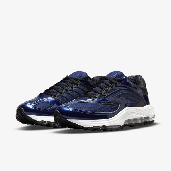 Nike Air Tuned Max Sneakers Herren Blau Weiß Schwarz | NK906RWQ