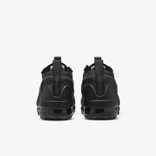 Nike Air VaporMax 2021 FK Older Sneakers Kinder Schwarz Dunkelgrau | NK830UDQ