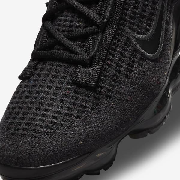 Nike Air VaporMax 2021 FK Older Sneakers Kinder Schwarz Dunkelgrau | NK830UDQ