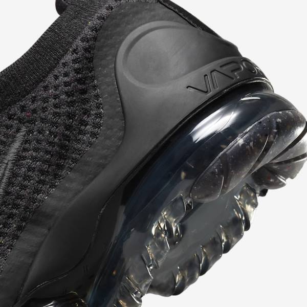 Nike Air VaporMax 2021 FK Older Sneakers Kinder Schwarz Dunkelgrau | NK830UDQ