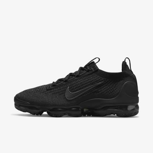 Nike Air VaporMax 2021 FK Sneakers Herren Schwarz Dunkelgrau | NK893BTC