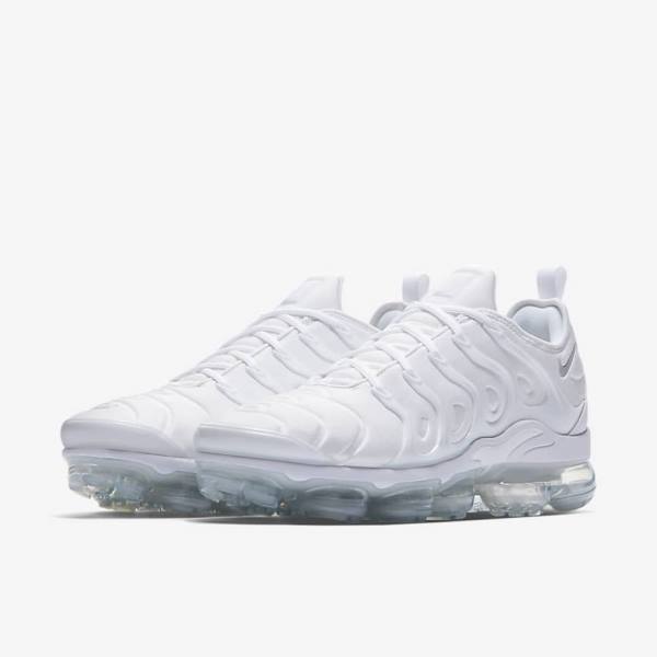 Nike Air VaporMax Plus Sneakers Herren Weiß Platin Weiß | NK941UCM