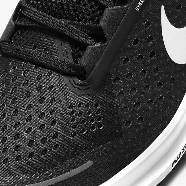 Nike Air Zoom Structure 23 Straßen Laufschuhe Herren Schwarz Dunkelgrau Weiß | NK417AIN