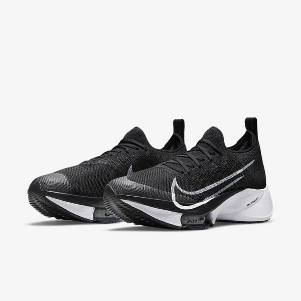 Nike Air Zoom Tempo NEXT% Straßen Laufschuhe Damen Schwarz | NK465BUJ