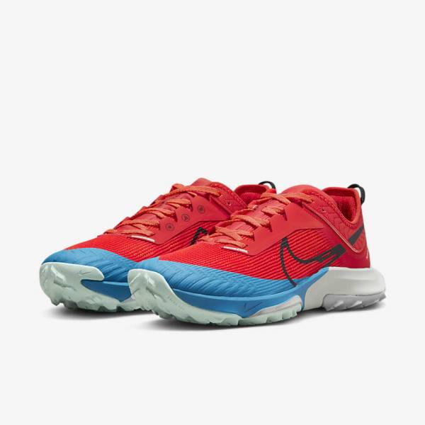 Nike Air Zoom Terra Kiger 8 Trail Laufschuhe Herren Rot Orange Blau Schwarz | NK218VUS