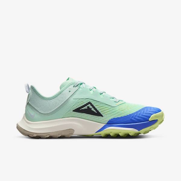 Nike Air Zoom Terra Kiger 8 Trail Laufschuhe Damen Mintfarben Grau Blau | NK931ZOU