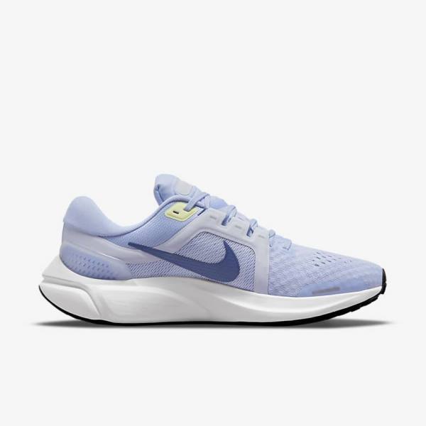 Nike Air Zoom Vomero 16 Straßen Laufschuhe Damen Hellblau Grau Weiß Navy | NK701EOK