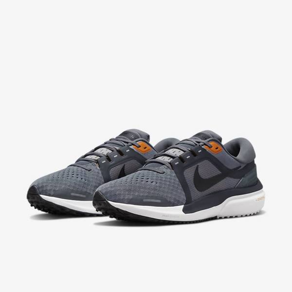 Nike Air Zoom Vomero 16 Straßen Laufschuhe Herren Grau Dunkelgrau Schwarz | NK792GQR