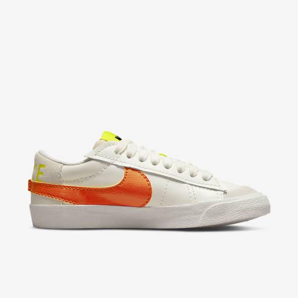 Nike Blazer Low 77 Jumbo Sneakers Damen Grün Orange | NK328PGJ