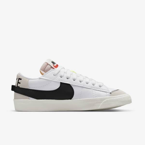 Nike Blazer Low 77 Jumbo Sneakers Herren Weiß Schwarz | NK874ZGB