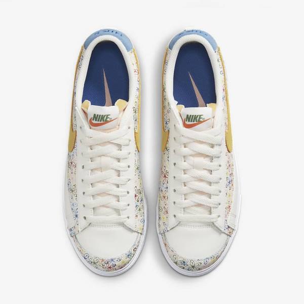 Nike Blazer Low Plattform Sneakers Damen Königsblau Blau | NK073DQK