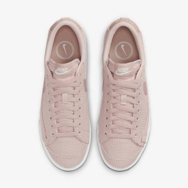 Nike Blazer Low Plattform Sneakers Damen Rosa Weiß Rosa Rosa | NK931XEI