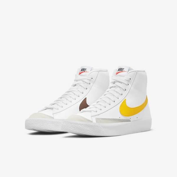 Nike Blazer Mid 77 Older Sneakers Kinder Weiß | NK978AQO