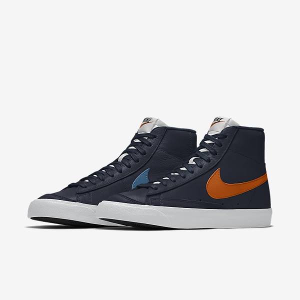 Nike Blazer Mid By You Custom Sneakers Herren Mehrfarbig | NK526RIK