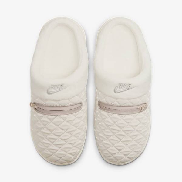 Nike Burrow SE Hausschuhe Sneakers Damen Hellbraun Weiß Grau | NK289LRH