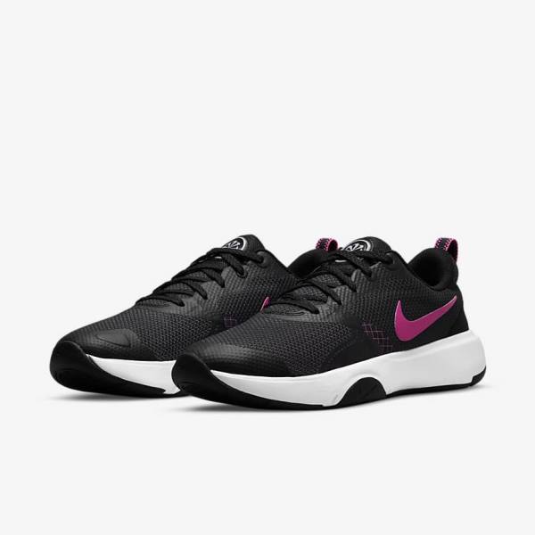 Nike City Rep TR Sportschuhe Damen Schwarz Lila Rosa | NK160EBP