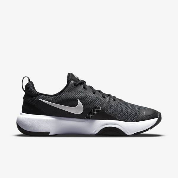 Nike City Rep TR Sportschuhe Damen Schwarz Dunkelgrau Weiß | NK753PRX