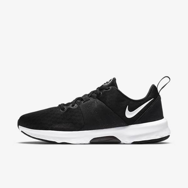 Nike City Trainer 3 Sportschuhe Damen Schwarz Dunkelgrau Weiß | NK620GDX