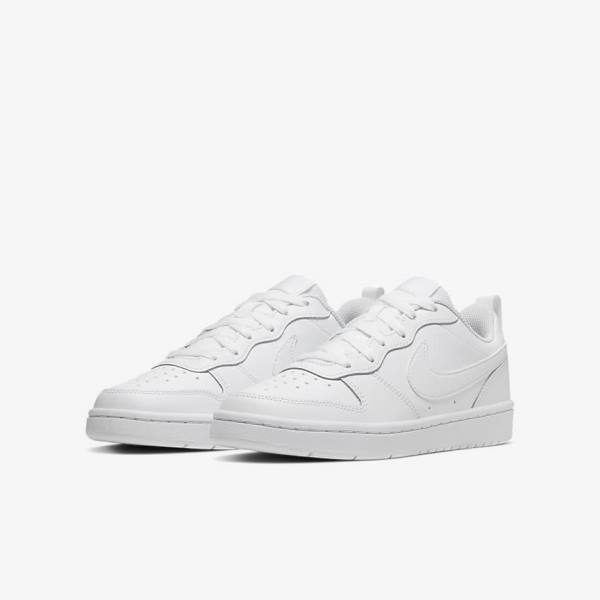 Nike Court Borough Low 2 Older Sneakers Kinder Weiß | NK758JGO