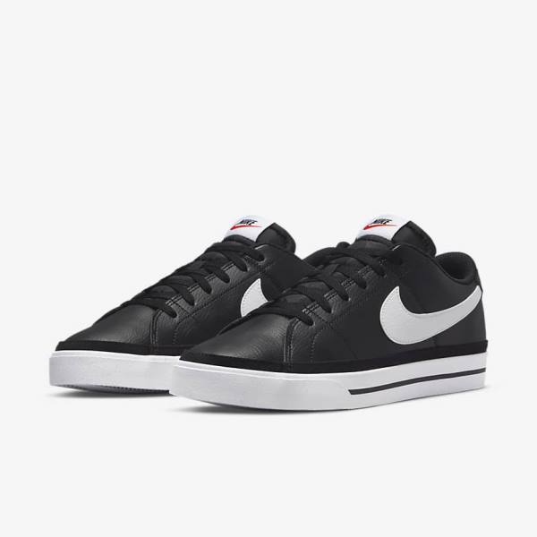 Nike Court Legacy Sneakers Herren Schwarz Weiß | NK268FLU